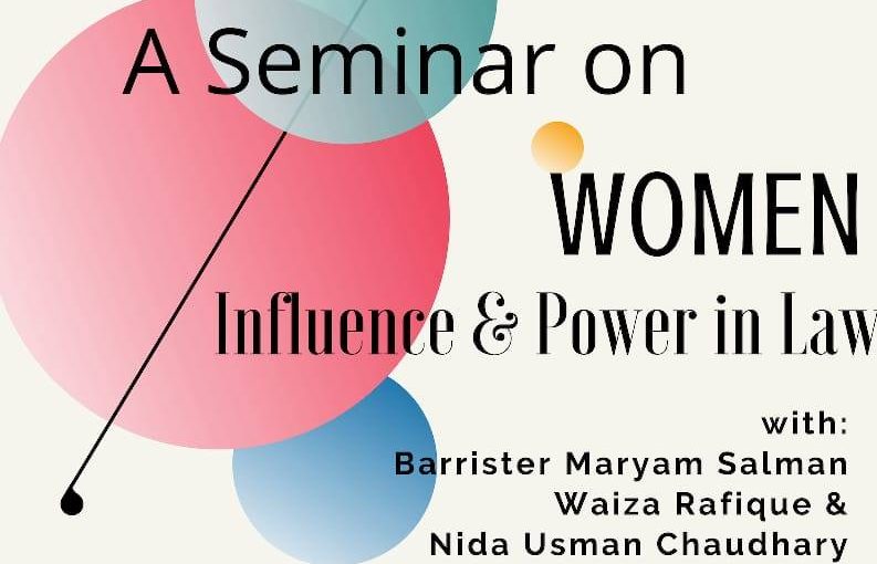 Seminar on Women: Influence and Power in Law